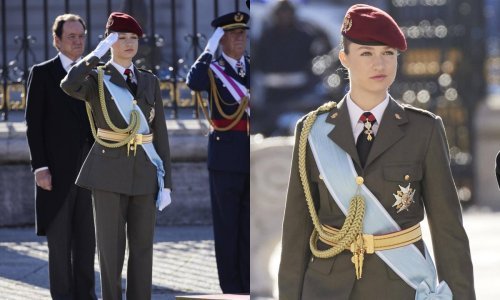 Buduća kraljica Španjolske uskočila u vojnu uniformu i ukrala svu pozornost