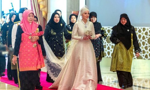 Pogledajte raskošnu vjenčanicu nove brunejske princeze hrvatskih korijena