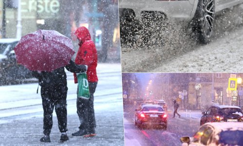 Snijeg pada na sjeveru Hrvatske i u Zagrebu, očekuje ga se i do 40 centimetara