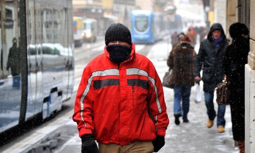 DHMZ: Sutra prijeti velika opasnost od hladnog vala u tri područja Hrvatske