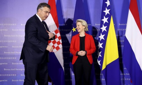 Von der Leyen i Rutte bez Plenkovića na sastanku s članovima Predsjedništva BiH. Evo zašto