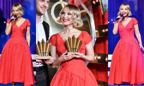 Crvena je njezina boja: Danijela Martinović zablistala u raskošnoj haljini