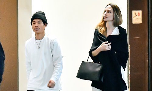 Dok Brad Pitt snima novi film, Angelina Jolie provodi vrijeme sa njihovim sinom Paxom