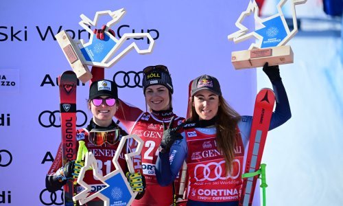 Na spustu u Cortini slavila Austrijanka Venier, a svi pričaju o strašnom padu Shiffrin