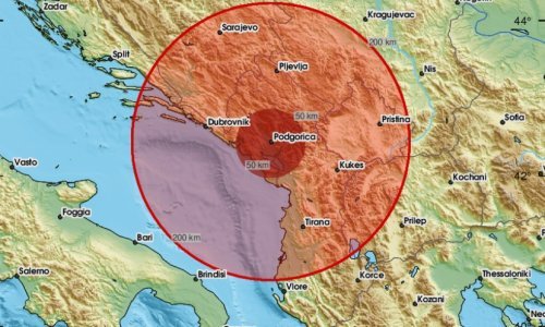 Potres magnitude 3.2 pogodio Crnu Goru