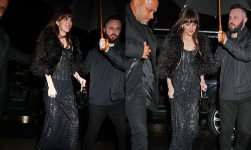 Odvažno izdanje Dakote Johnson: Svjetlucavom haljinom malo toga je ostavila mašti