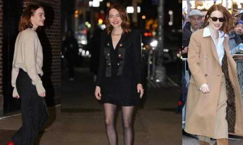 Efektna obuća u prvom planu: Emma Stone niže elegantne stajlinge, jedan bolji od drugoga
