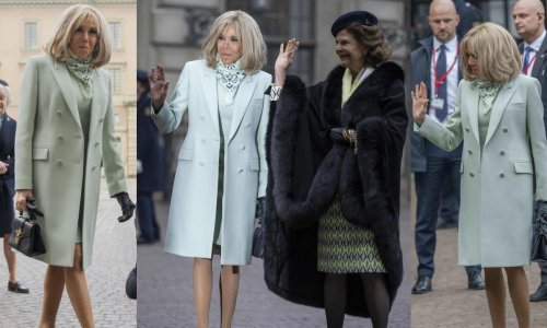 Chic Francuskinja look u pastelnim tonovima zaokružila je pomalo neočekivanim detaljem