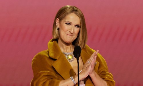 U trenutku kada je Celine Dion izašla na pozornicu cijela dvorana ustala je na noge