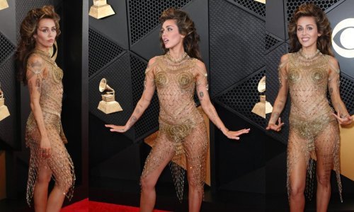 Zvijezda Grammyja: Miley Cyrus nosila je pet stajlinga, a o ovoj 'goloj' haljini svi pričaju