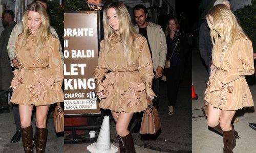 Zavodljiva plavuša dobro zna kako nositi čizme za kojima svi luduju