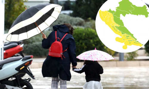 Za Jadran izdan meteoalarm zbog olujne bure, evo gdje se očekuje kiša