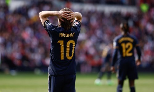 Sigurno je i Modrić bio iznenađen ovom Ancelottijevom odlukom; Real kiksao u predgrađu