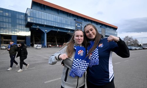 Pogledajte atmosferu ispred Maksimira uoči velike europske utakmice