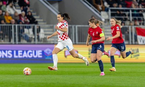 Liga nacija za nogometašice, Hrvatska - Norveška 0:3, video sažetak