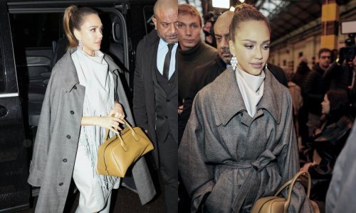 Siva boja nikada nije bila privlačnija, a stajling Jessice Albe to i dokazuje