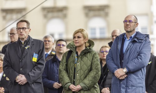 Skup podrške Ukrajini u Zagrebu: 'Dajte im što treba'