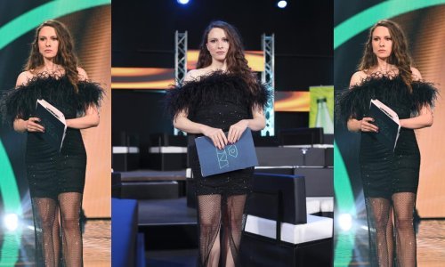 Perje, šljokice i crna mreža: Voditeljica Dore u haljini koja nije mogla proći nezamijećeno