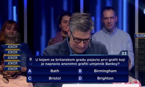 Krenuo novi kviz Joker: Marija iz Splita pitanje o nagradi  Grammy koštalo 15 tisuća eura