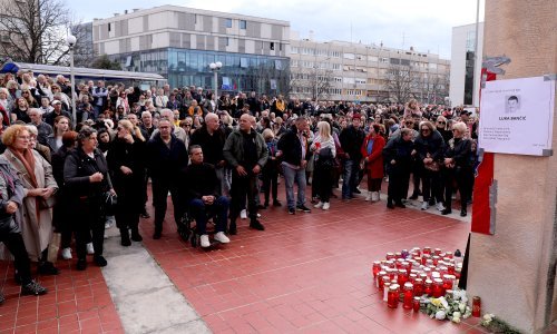 Splićani prosvjedovali zbog ubojstva Luke Bančića: Ovdje je zakazao cijeli sustav
