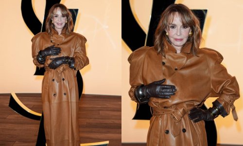 Nitko joj ne bi dao 60: Chic Francuskinja dominirala u koži od glave do pete