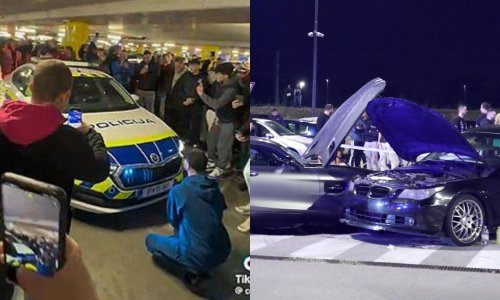 Ljubljana: Pijani drifteri divljali u garaži šoping centra dok je radio! Okružili i policajce
