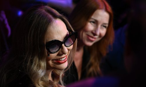 Ornella Muti u rijekom pojavljivanju u javnosti