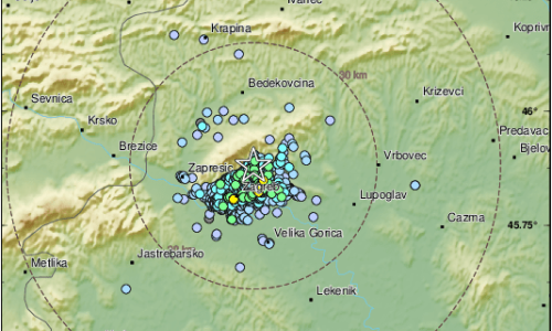 Zagrepčane probudio potres tijekom noći