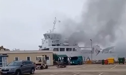 U Biogradu izbio požar u kabinama posade na trajektu Kijevo