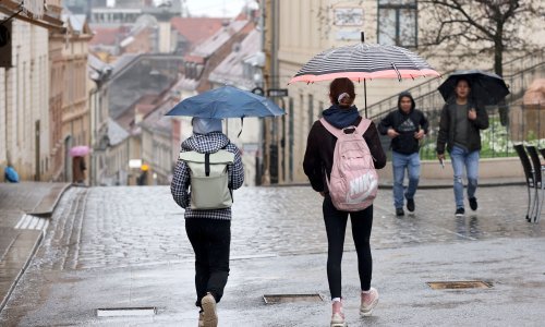 Čeka nas oblačan dan s mjestimičnom kišom