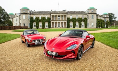 MG Cyberster EV roadster u prvom planu: Legendarna marka slavi stotu obljetnicu