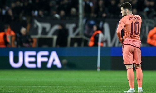 Dinamov veznjak Martin Baturina nije se mogao suzdržati nakon katastrofe u Solunu