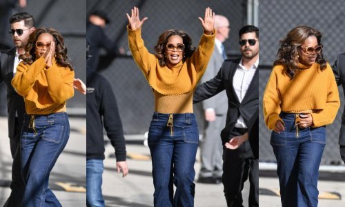 Oprah Winfrey nikad nije bila vitkija: U trapericama i uskom puloveru nije mogla proći nezapaženo