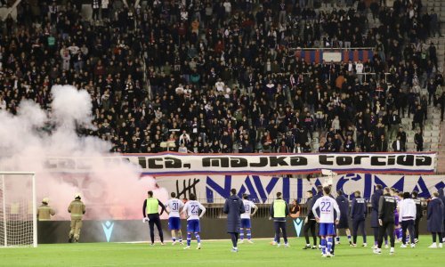 Sramota u tunelu poljudskog stadiona; ženska osoba gurnula glavnog suca u prsa