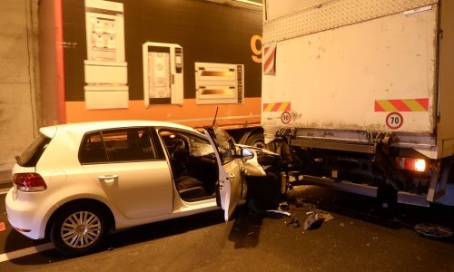 Sudar tri vozila u tunelu Klis, jedna osoba ozlijeđena