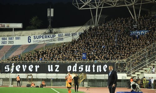 Najžešći Dinamovi navijači, njih 1400, u koloni stižu pred Poljud