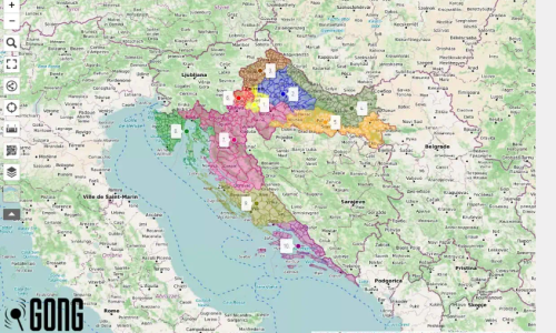 Gong objavio interaktivnu kartu, jednim klikom provjerite gdje ćete glasati
