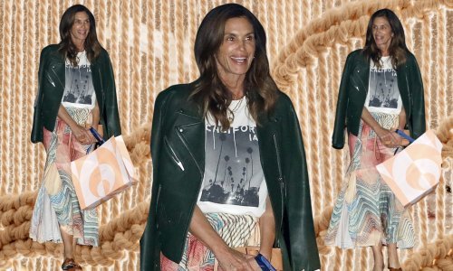 Efektna suknja u prvom planu: Cindy Crawford očitala lekciju iz boho chic stila