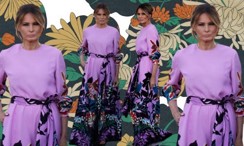 Haljina koja to nije: Cvjetno izdanje Melanije Trump nikoga ne ostavlja ravnodušnim