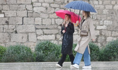 Oblačno, hladno i kišovito: Niže temperature do vikenda, crveni alarm za dio zemlje