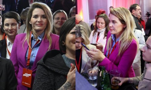 Ona nije mogla proći nezapaženo: Tko je lijepa bivša misica u koju su svi gledali u stožeru SDP-a?