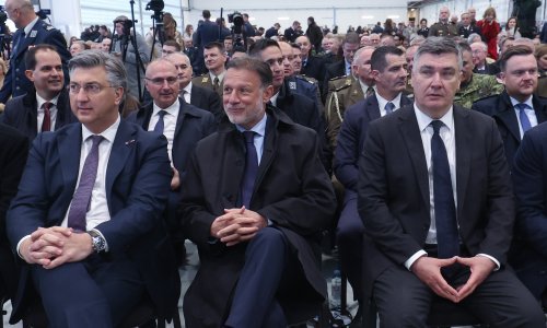 Jandroković u sendviču: Plenković i Milanović nakon dugo vremena na istom mjestu