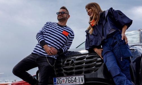 Franka Batelić i Marijana Batinić pokazale modne komade napravljene od ribarske mreže