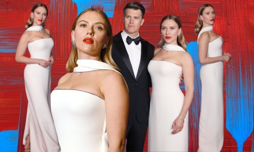 U haljini poput vjenčanice: Scarlett Johansson plijenila elegancijom u pratnji supruga