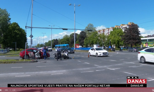 Policajac prošao kroz crveno i izazvao prometnu, teško je ozlijeđen