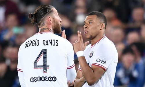 Sergio Ramos i Kylian Mbappe