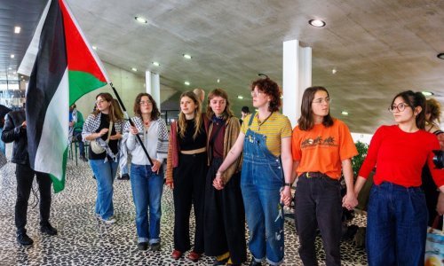 Belgijski i nizozemski studenti pridružili se prosvjedima za Gazu