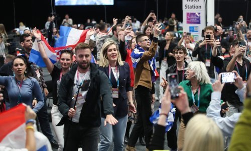 Ludilo u Malmöu: Pogledajte što se događalo u press centru tijekom nastupa Baby Lasagne