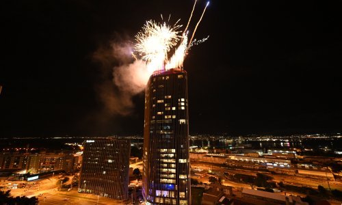 Vatrometom otvoren Dalmatia Tower, najviša građevina u Hrvatskoj
