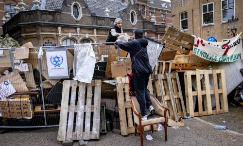 Propalestinski prosvjednici podižu barikade ispred amsterdamskog sveučilišta